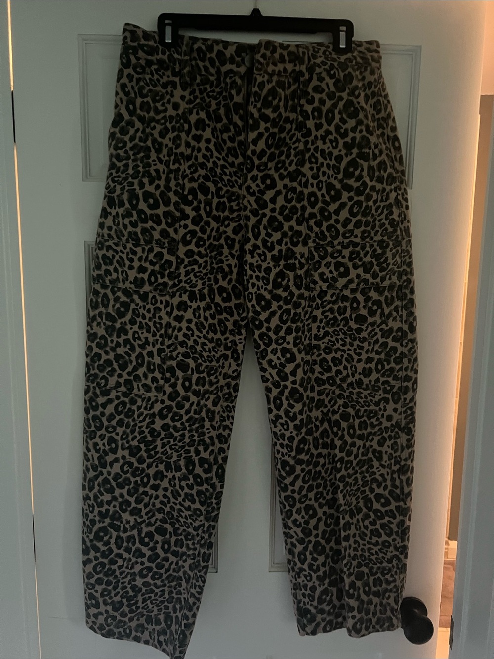 Sanctuary Leopard Print Pants in Beige and Black